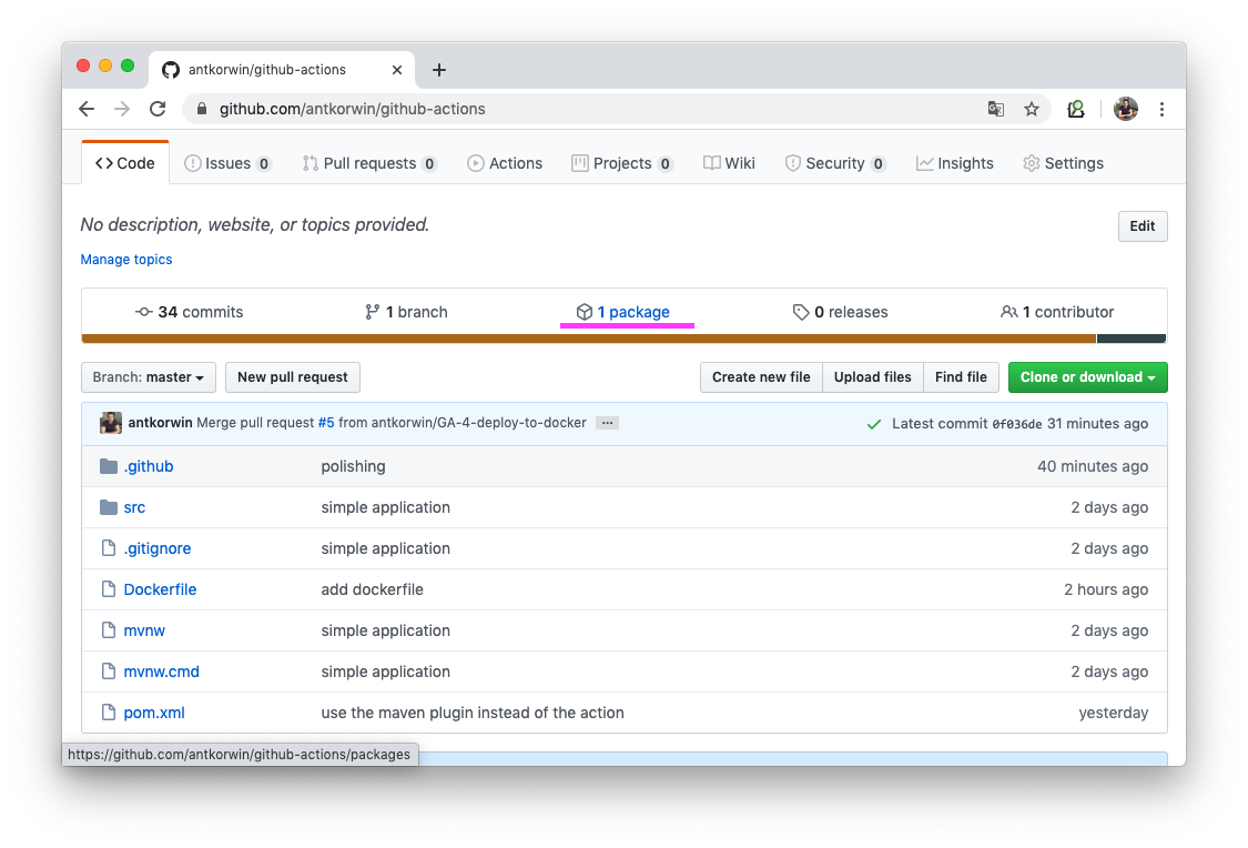 github package repository